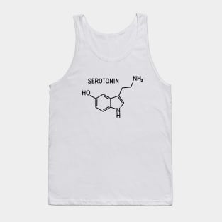 Serotonin molecule Tank Top